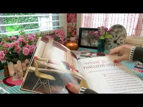 ASMR Flipping Through Home Decorating Books