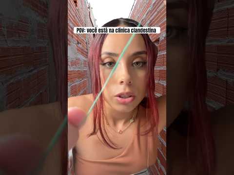 Você está em uma clínica de sobrancelha clandestina #asmr #relax