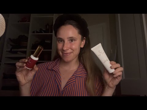ASMR Doing Your Nightly + Over explaining every step (tingly personal attention) 