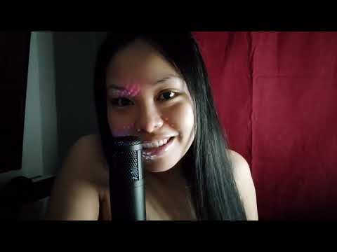 ASMR GIRLFRIEND TOUCHES YOUR FACE ROLEPLAY, WHISPERS, SOFT SPOKEN, MOUTH SOUNDS, PERSONAL ATTENTION