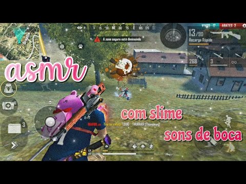 ASMR FF - JOGANDO SOLO RANQUEADA ✨ SONS DE SLIME