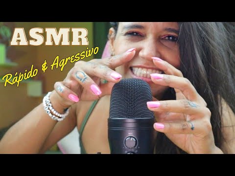 O MELHOR ASMR RÁPIDO E AGRESSIVO