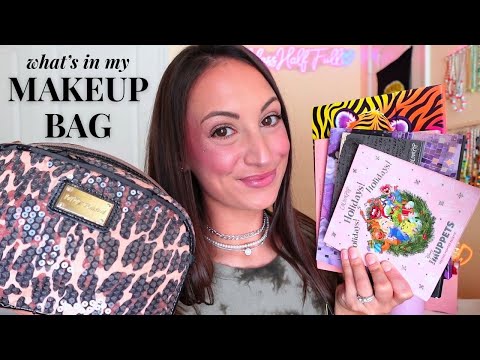 ASMR What's In My Makeup Bag + My Fave Palettes (year 4, cruelty free)