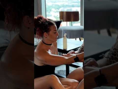 Warm oil, slow hands — a real massage ritual, filmed up close
