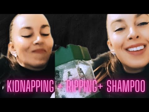 KIDNAPPING ON CHRISTMAS ROLEPLAY - DUC TAPE - RIPPING - HAIR WASH - GLOVES - BREATHING SOUNDS
