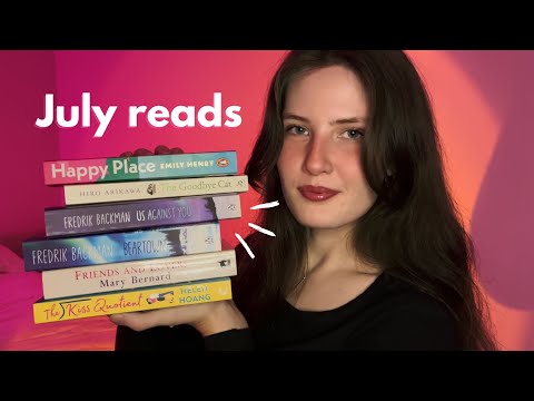 ASMR The 6 Books I Read In July 📚 (whisper ramble)