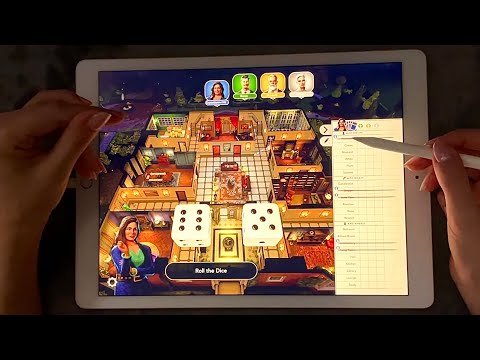 iPad ASMR 🧡 - The NEW Cluedo Game - Clicky Whispers & Writing Sounds