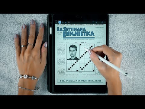 ASMR 📝 SETTIMANA ENIGMISTICA di NOVEMBRE (Whispering)