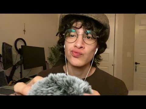 ASMR 1 Hour Fluffy Mic Scratching, Soft Blowing & Whispers 💤
