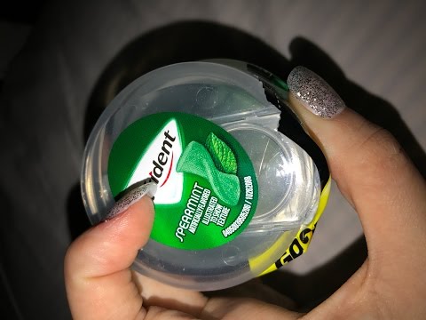 ASMR-whispering favorite shows into mic/gum chewing