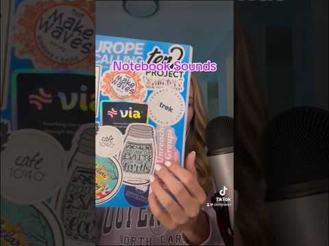 Tingly Notebook Sounds #tapping #scratching #asmr