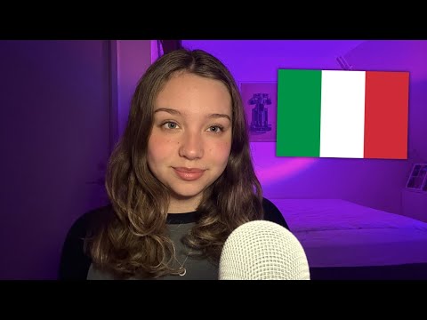 ASMR in Italian! 🇮🇹❤️ Whispering the Tingliest Italian Words ✨