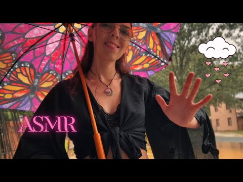 Rainy Day Umbrella ASMR☔️💖 Flowing + Hand Movements✨