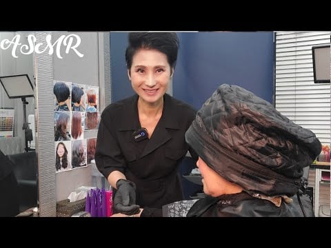 미용실 ASMR  헤어 스토리 70대 어머니 펌   Hair Story 70's Mother Perm/Korean hair salon