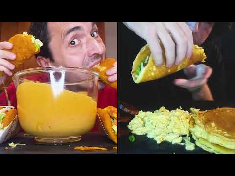 TACO BELL VS HOMEMADE TACOS * MUKBANG ASMR WAR *