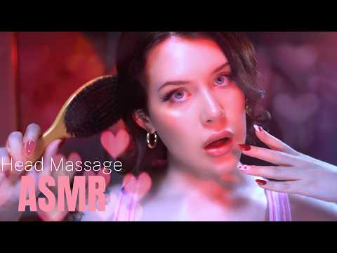 ASMR | 🩷 Romantic Scalp Massage & Hair Brushing 🪮