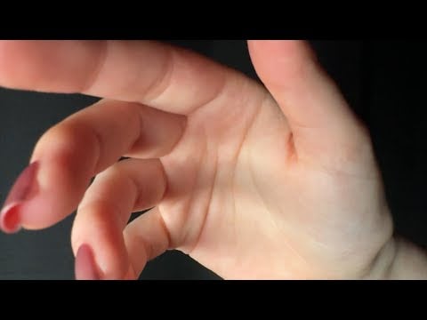 [ASMR] Extra slow, closeup hand movements + clicky whispers & rain