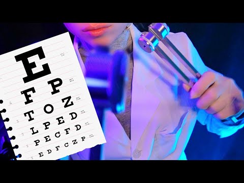 ASMR Fast Doctor's Check Up - Ear Exam, Eye, Dentist