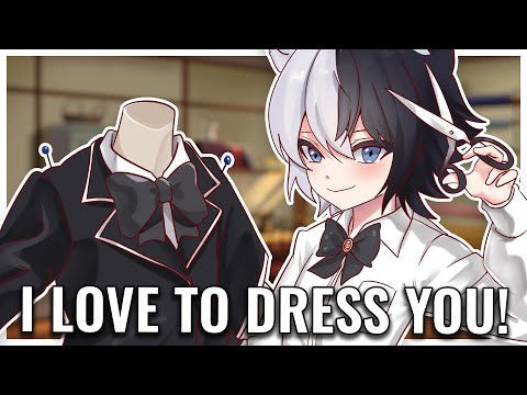 Femboy Tailor Takes Your Measurements For A Custom Outfit ASMR 🧵
