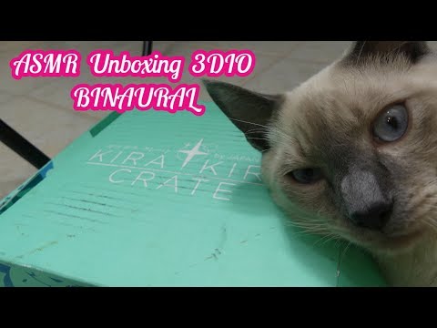 ASMR Unboxing  Kira Beauty Box 3DIO BINAURAL