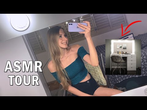 ASMR CASEIRO - TOUR PELA MINHA PENTEADEIRA CAMARIM 🎀