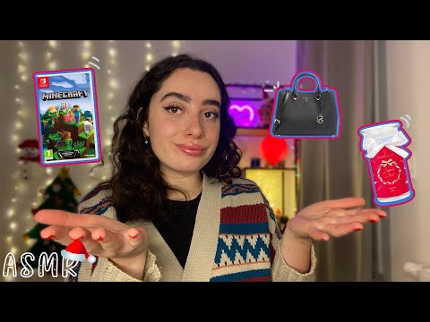 🌙 ASMR FRANÇAIS : CE QUE J'OFFRE À MES PROCHES POUR NOËL 🎅🛍️ (j'ai craqué mon slip) #asmr #relax