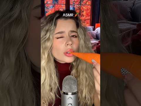 ASMR carrot 🥕 #asmr #carrot #asmrsounds