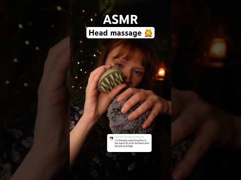 Longer Head massage🥰 Fluffy mic, Scalp scratching 💆‍♀️