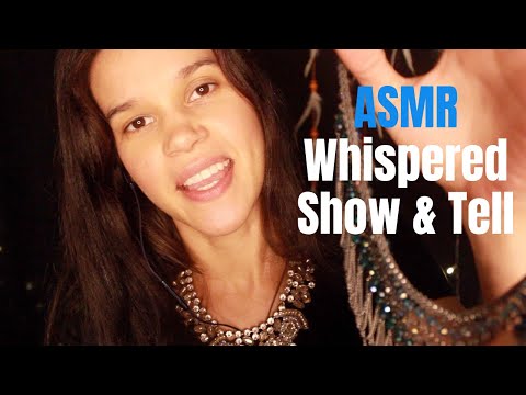 ASMR Jewelry Collection Show & Tell | Whispered Ramble + Tingly Sounds