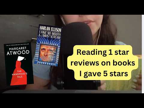 ☆ASMR☆ Reading 1 star reviews on books I gave 5 stars