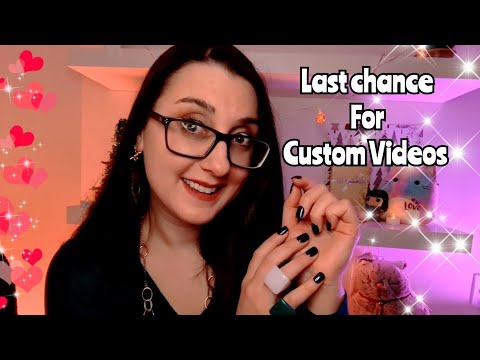 Last Chance for Custom Videos ✨🤗 + Christmas SALE (ASMR custom videos)