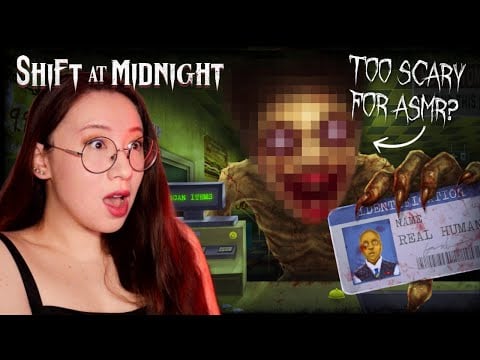 Spooky ASMR 😱 Working at the SCARIEST Gas Station ⛽ Shift at Midnight