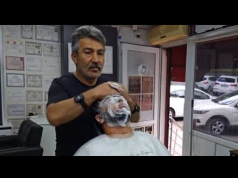 ASMR RELAXING HAIR BEARD TRIMMING, SKIN CARE AND HAND PARAFFIN