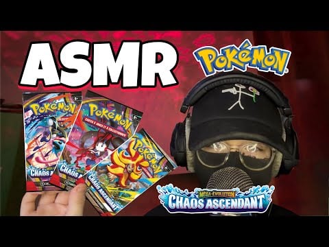 ASMR Français • OUVERTURE BOOSTER POKEMON CHAOS ASCENDANT ! 😴💤 