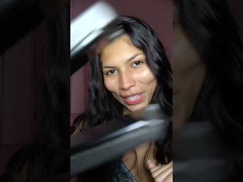 POV: alguém está pranchando seu cabelo | ASMR