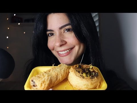ASMR COMENDO DOCES ÁRABE