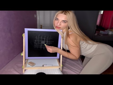 ASMR Massage Roleplay / Pillow Scratching and over describing 