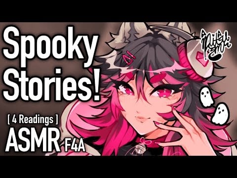 Spooky Stories With Mitsu~! [F4A ASMR] [4 Creepypastas, Soft Talking, Cozy Vibes]