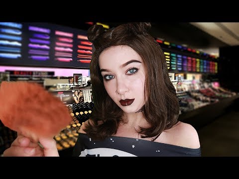 ASMR Doing Your Makeup Goth Style