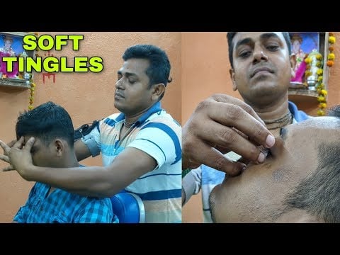 Soft & relaxing Head & Upper body massage for sleep | Amazing Tingles & tapping asmr