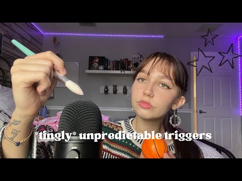 Unpredictable ASMR | *tingly* triggers