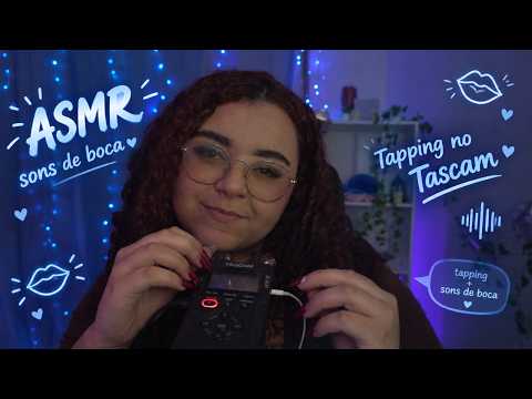 ASMR SONS DE BOCAl TAPPING NO TASCAM l CONTA GOTA....