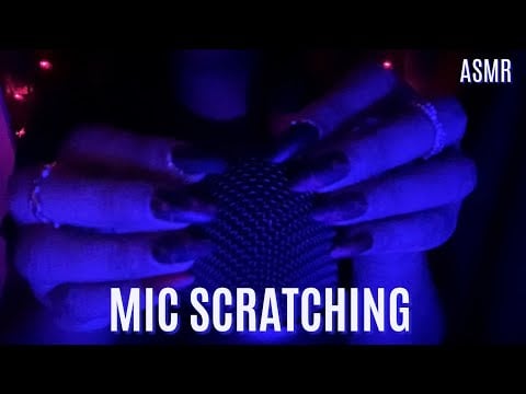 ASMR Mic Scratching With Long Nails (No Talking)