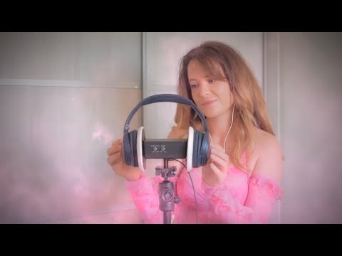 Headphones over 3dio mic ASMR 🌟🩷