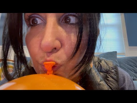 🎈 Balloon Time ASMR Blowing Balloons, Tapping, Finger Licking