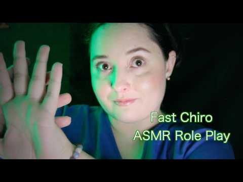 Fast Chiropractor Role Play [ASMR] Whispers
