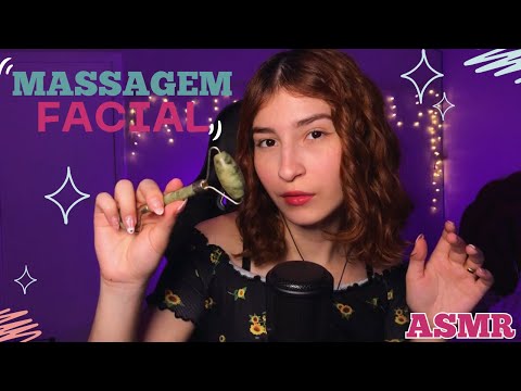 ASMR | FAZENDO UMA MASSAGEM FACIAL EM VOCÊ !!