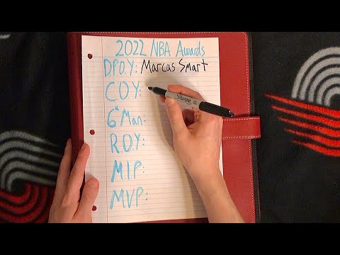 2022 NBA Awards ( ASMR ) MVP, ROY, etc.