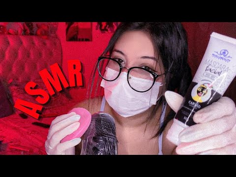 ASMR - LIMPEZA DE PELE INTENSA