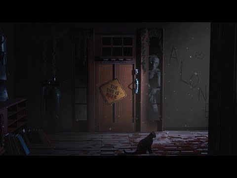 Someone's knocking, but there are no humans left.